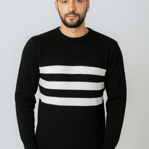 بلوفر شتوي مقلم